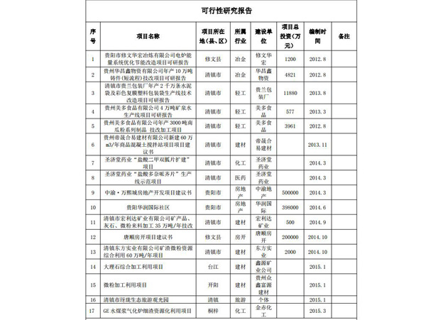 可行性研究報告