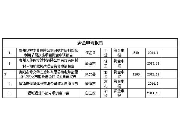 資金申請報告